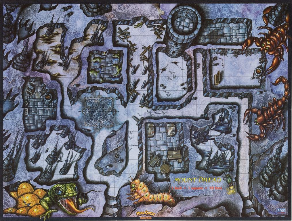 Mount Dread map